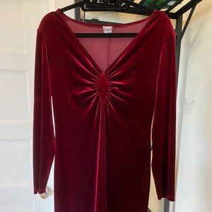 Well-Maintained Maroon Dress by Muse, Size 10